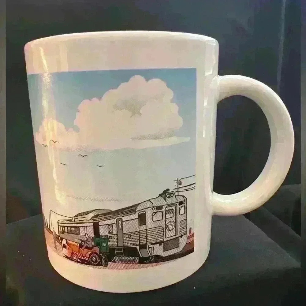 Great Northern Railway Historical Society Coffee Cup Vintage 1998 Great Falls - Picture 2 of 5